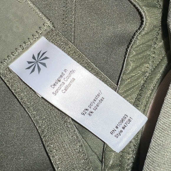*Athleta- Olive green tank top - Picture 6 of 6